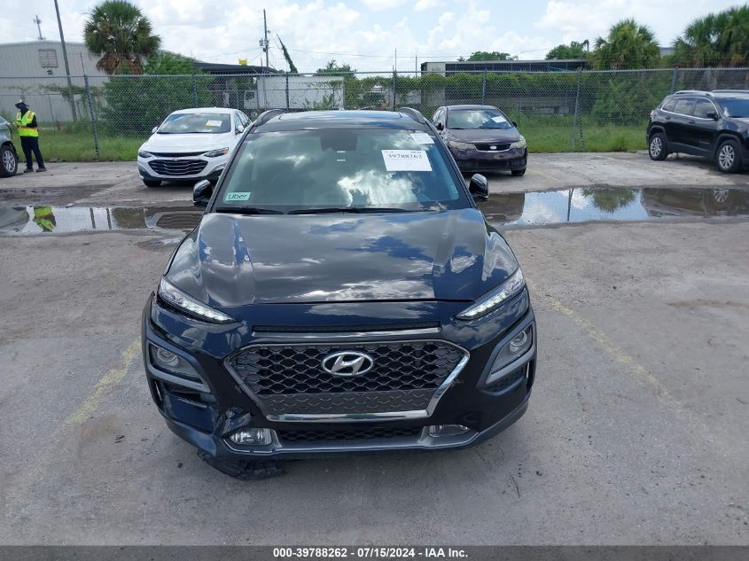 2021 Hyundai Kona Limited VIN: KM8K33A51MU730750 Lot: 39788262