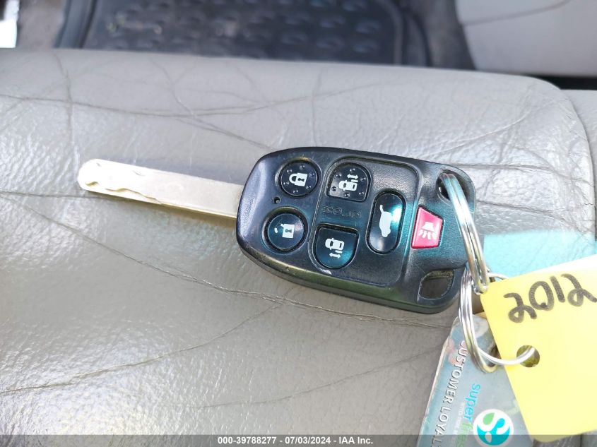 2012 Honda Odyssey Ex-L VIN: 5FNRL5H6XCB035249 Lot: 39788277