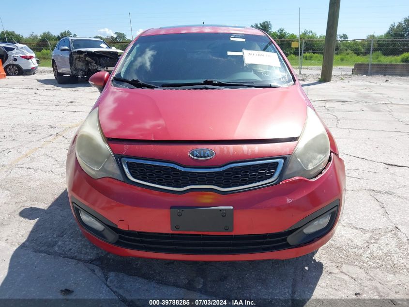 2012 Kia Rio Sx VIN: KNADN4A30C6051824 Lot: 39788285