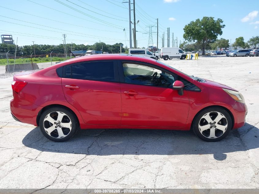 2012 Kia Rio Sx VIN: KNADN4A30C6051824 Lot: 39788285