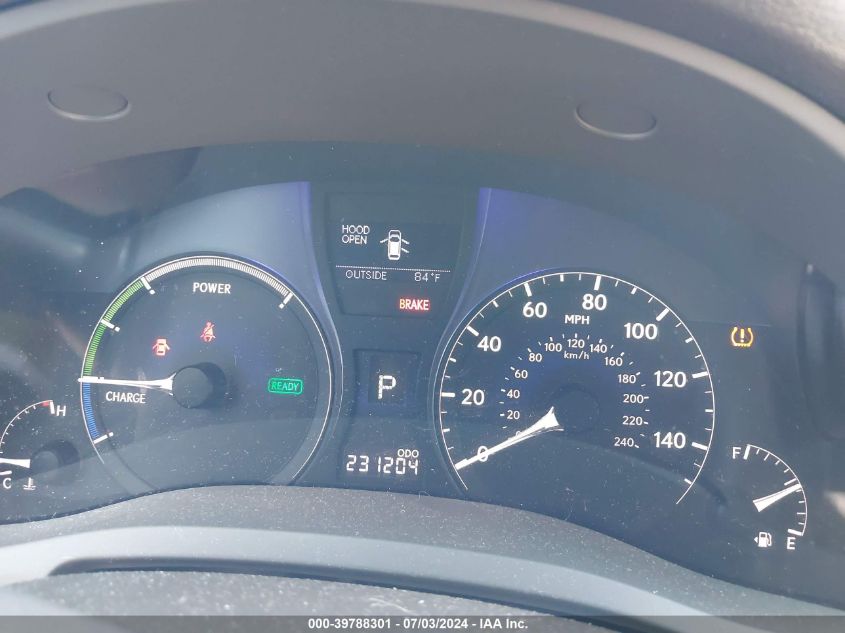 2010 Lexus Rx 450H VIN: JTJBC1BA0A2403684 Lot: 39788301