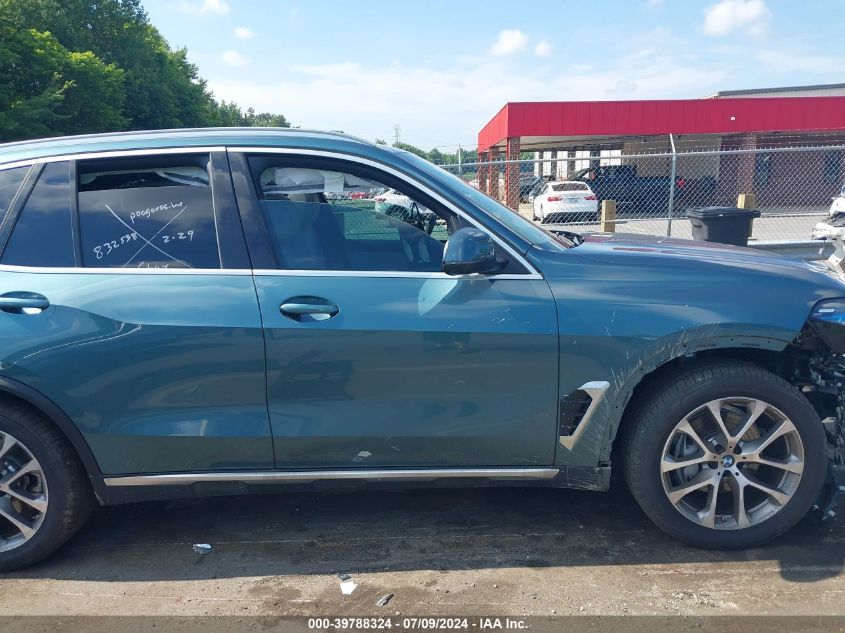 2024 BMW X5 xDrive40I VIN: 5UX23EU09R9V36217 Lot: 39788324