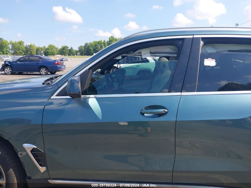 2024 BMW X5 xDrive40I VIN: 5UX23EU09R9V36217 Lot: 39788324