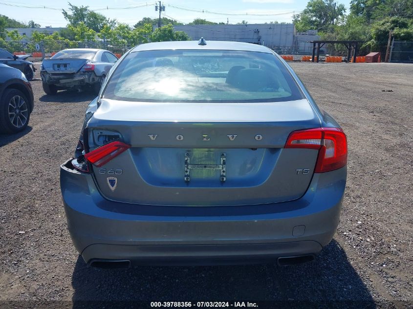 2016 Volvo S60 T5 Drive-E Premier VIN: YV126MFK6G2412164 Lot: 39788356