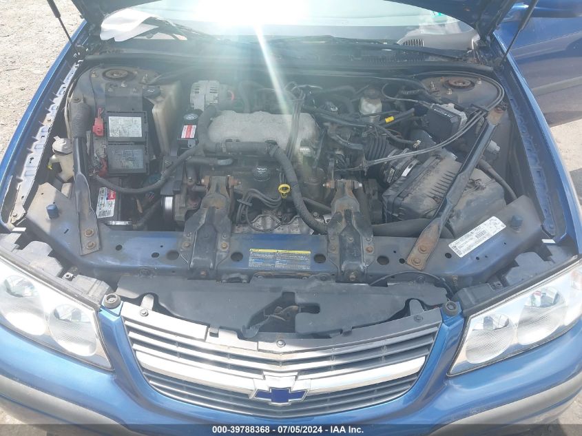 2003 Chevrolet Impala VIN: 2G1WF52E639309084 Lot: 39788368