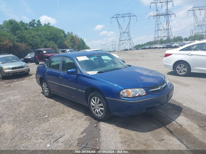 2003 Chevrolet Impala VIN: 2G1WF52E639309084 Lot: 39788368