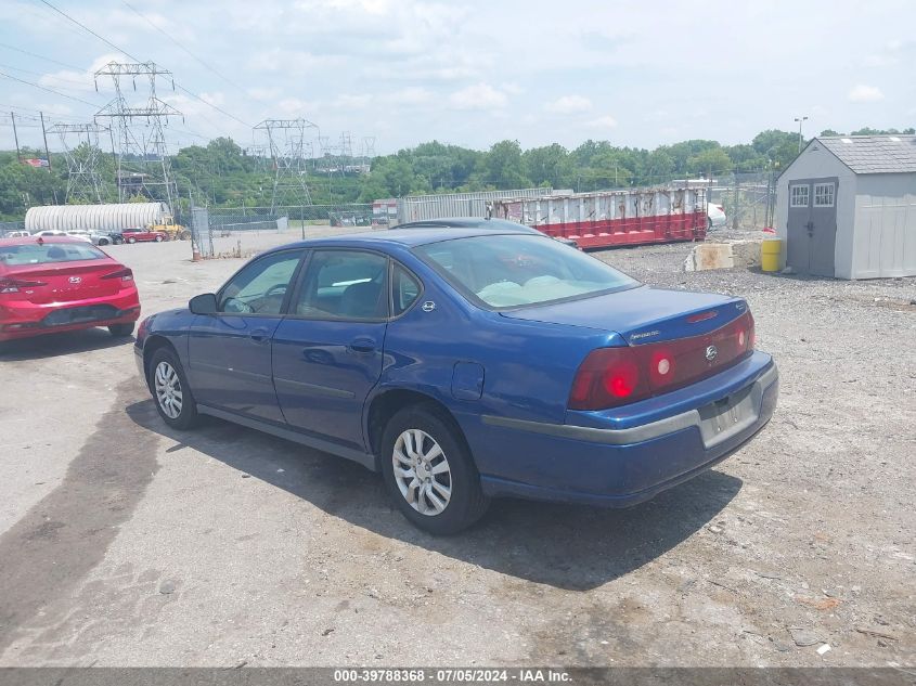 2003 Chevrolet Impala VIN: 2G1WF52E639309084 Lot: 39788368