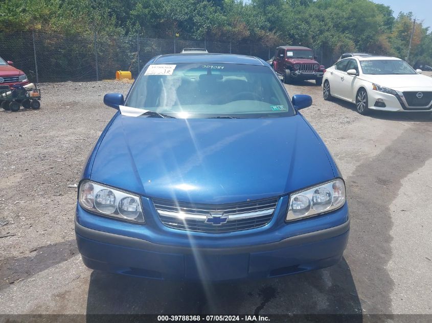 2003 Chevrolet Impala VIN: 2G1WF52E639309084 Lot: 39788368