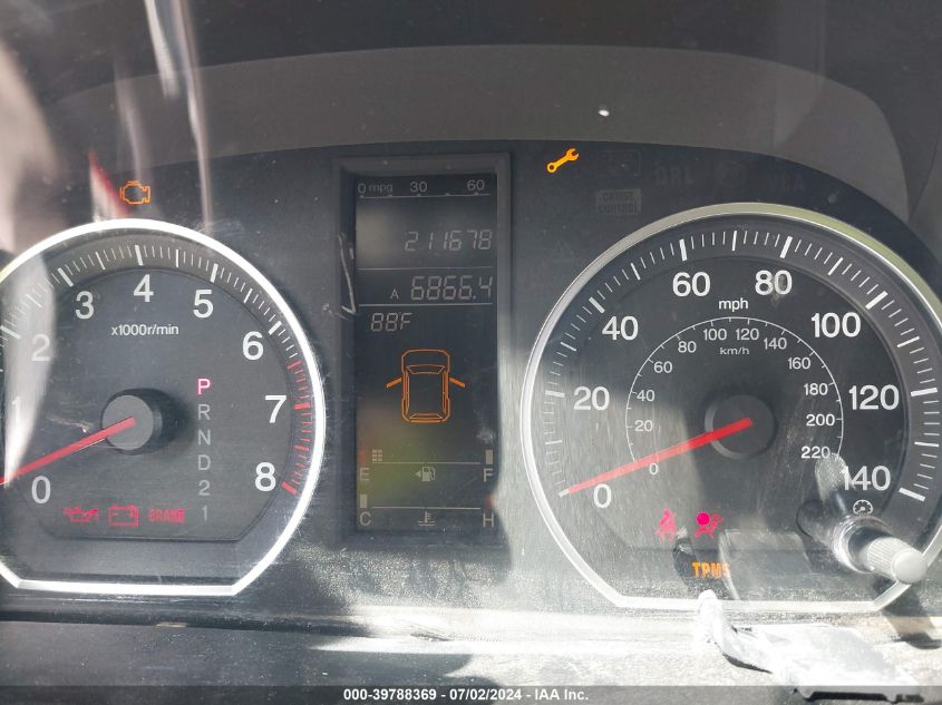 2007 Honda Cr-V Ex-L VIN: JHLRE48767C045134 Lot: 39788369