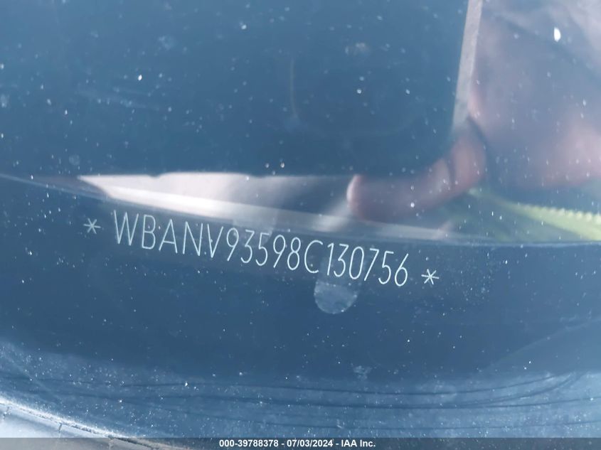 2008 BMW 535I VIN: WBANW13598CZ81311 Lot: 39788378