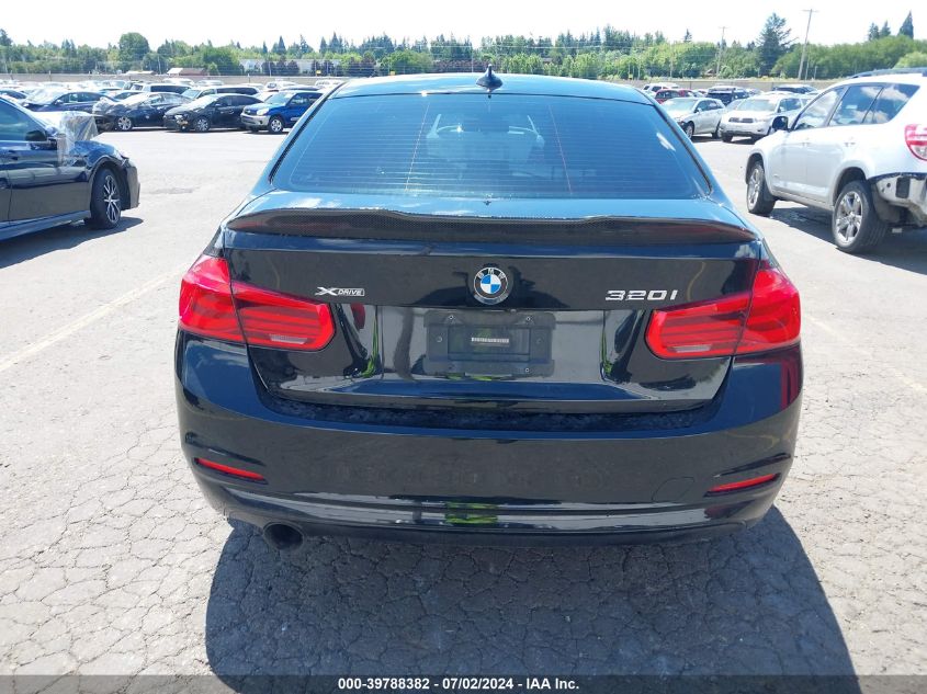 2018 BMW 320I xDrive VIN: WBA8E5G52JNU47952 Lot: 39788382