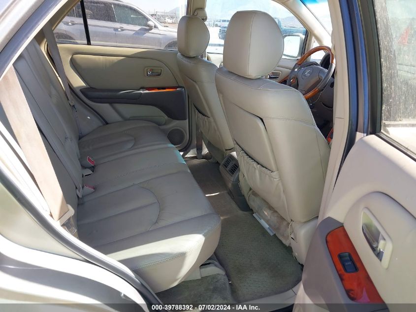 2002 Lexus Rx 300 300 VIN: JTJHF10U120257209 Lot: 39788392