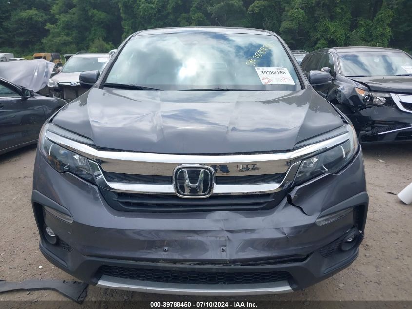 2021 Honda Pilot Awd Ex-L VIN: 5FNYF6H53MB054534 Lot: 39788450