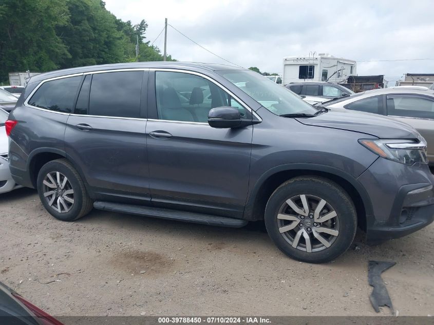 2021 Honda Pilot Awd Ex-L VIN: 5FNYF6H53MB054534 Lot: 39788450