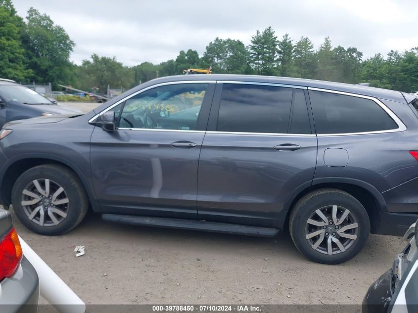 2021 Honda Pilot Awd Ex-L VIN: 5FNYF6H53MB054534 Lot: 39788450