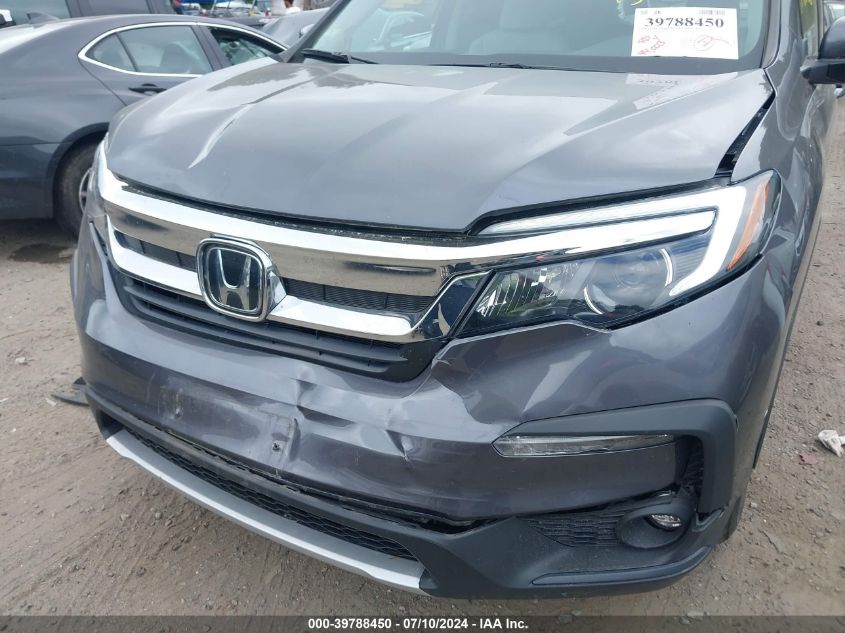 2021 Honda Pilot Awd Ex-L VIN: 5FNYF6H53MB054534 Lot: 39788450