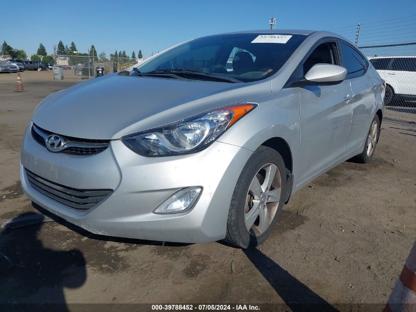 2013 Hyundai Elantra Gls VIN: KMHDH4AE9DU949861 Lot: 39788452