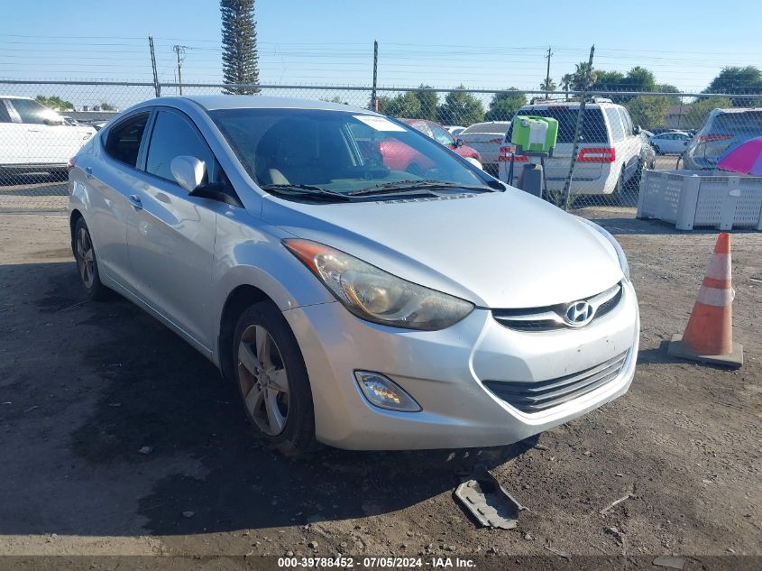 2013 Hyundai Elantra Gls VIN: KMHDH4AE9DU949861 Lot: 39788452