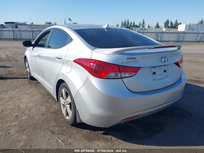 2013 Hyundai Elantra Gls VIN: KMHDH4AE9DU949861 Lot: 39788452