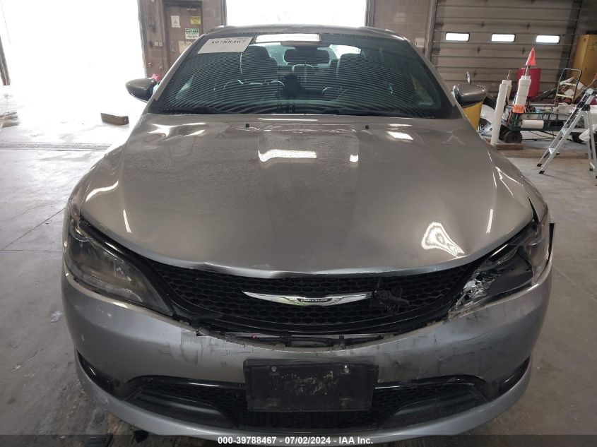 2015 Chrysler 200 S VIN: 1C3CCCDGXFN620383 Lot: 39788467