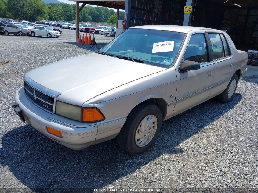 1992 Dodge Spirit VIN: 1B3XA4631NF289349 Lot: 39788470
