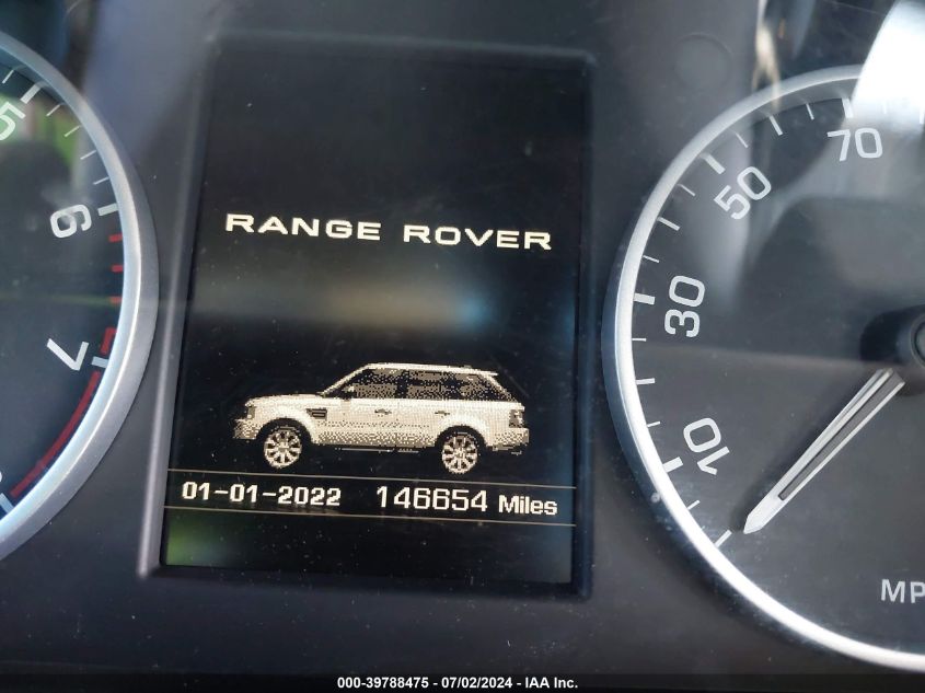 2012 Land Rover Range Rover Sport Hse VIN: SALSF2D41CA754550 Lot: 39788475