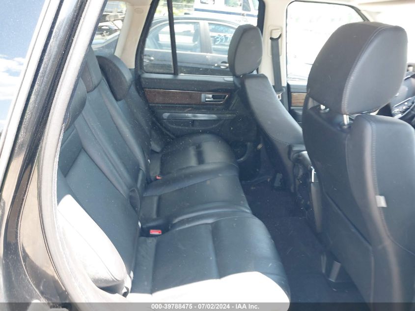 2012 Land Rover Range Rover Sport Hse VIN: SALSF2D41CA754550 Lot: 39788475