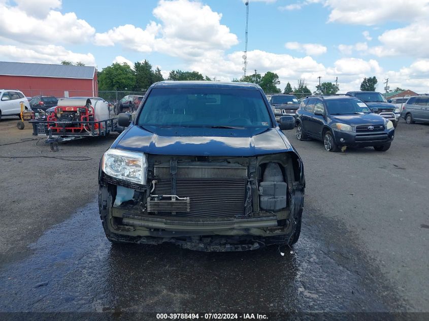 2012 Honda Pilot Lx VIN: 5FNYF4H23CB003883 Lot: 39788494