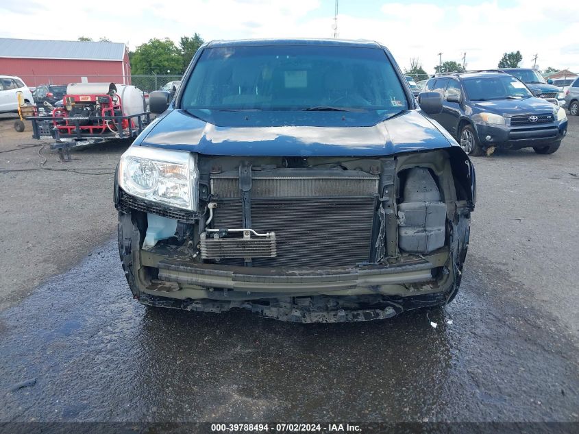 2012 Honda Pilot Lx VIN: 5FNYF4H23CB003883 Lot: 39788494