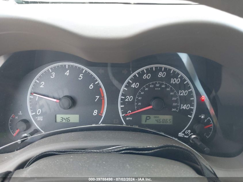 2009 Toyota Corolla Le VIN: 2T1BU40E59C167893 Lot: 39788498