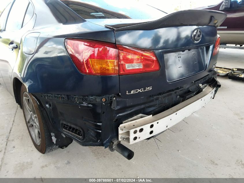 2006 Lexus Is 250 VIN: JTHBK262562017282 Lot: 39788501