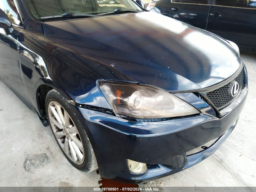2006 Lexus Is 250 VIN: JTHBK262562017282 Lot: 39788501