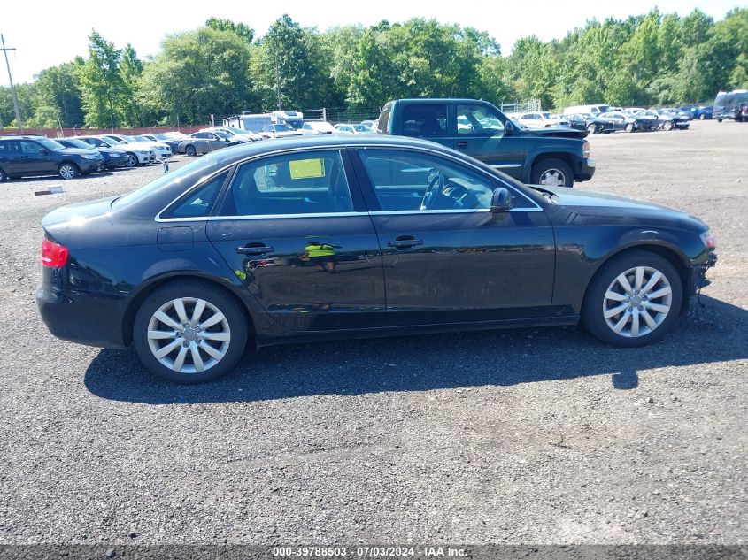 2011 Audi A4 2.0T Premium VIN: WAUHFAFL5BN052476 Lot: 39788503