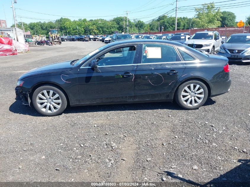 2011 Audi A4 2.0T Premium VIN: WAUHFAFL5BN052476 Lot: 39788503