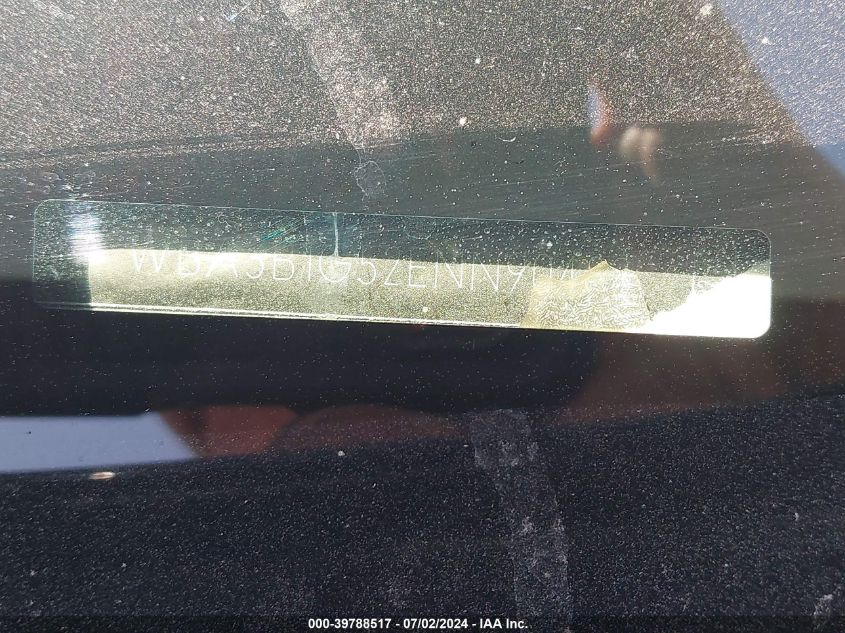 2014 BMW 3 Series 320I VIN: WBA3B1G52ENN90482 Lot: 39788517