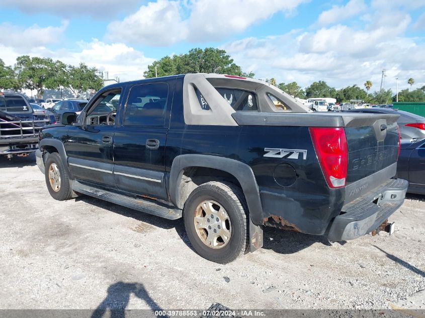 3GNEK13TX3G246234 | 2003 CHEVROLET AVALANCHE 1500