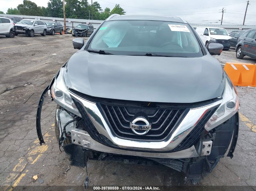 2017 Nissan Murano S/Sl/Sv/Platinum VIN: 5N1AZ2MHXHN148950 Lot: 39788559
