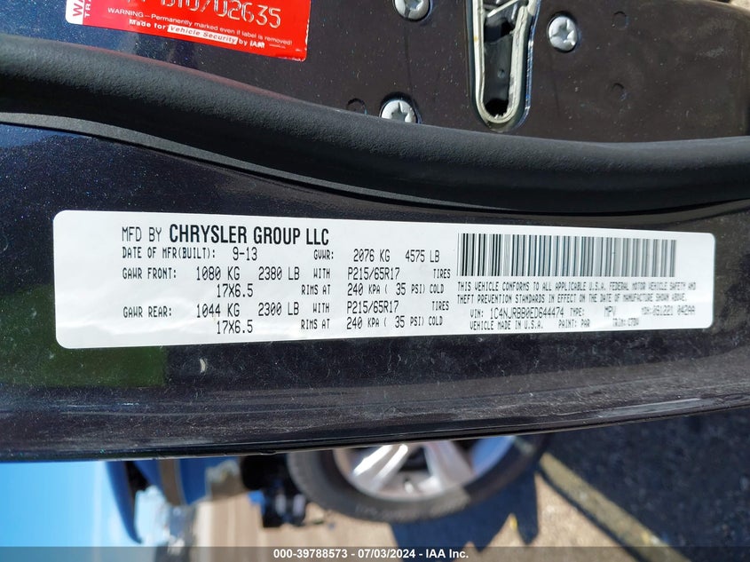 2014 JEEP PATRIOT SPORT - 1C4NJRBB0ED644474