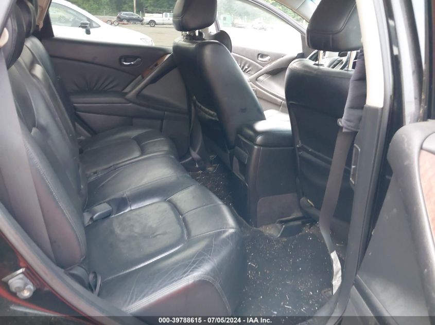 2009 Nissan Murano Le VIN: JN8AZ18W09W160399 Lot: 39788615