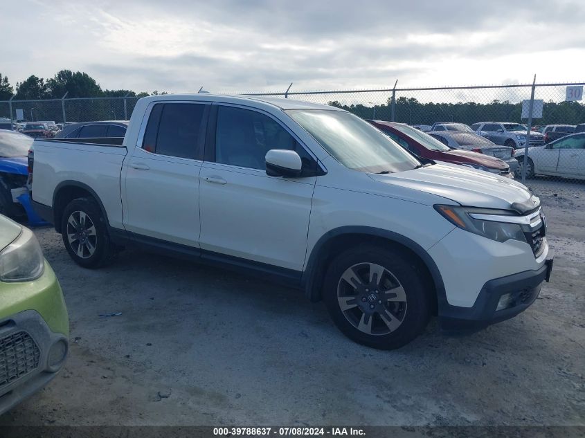 2018 Honda Ridgeline Rtl-T VIN: 5FPYK2F68JB001539 Lot: 39788637