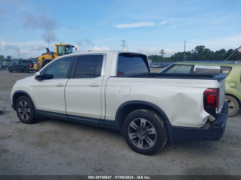 2018 Honda Ridgeline Rtl-T VIN: 5FPYK2F68JB001539 Lot: 39788637