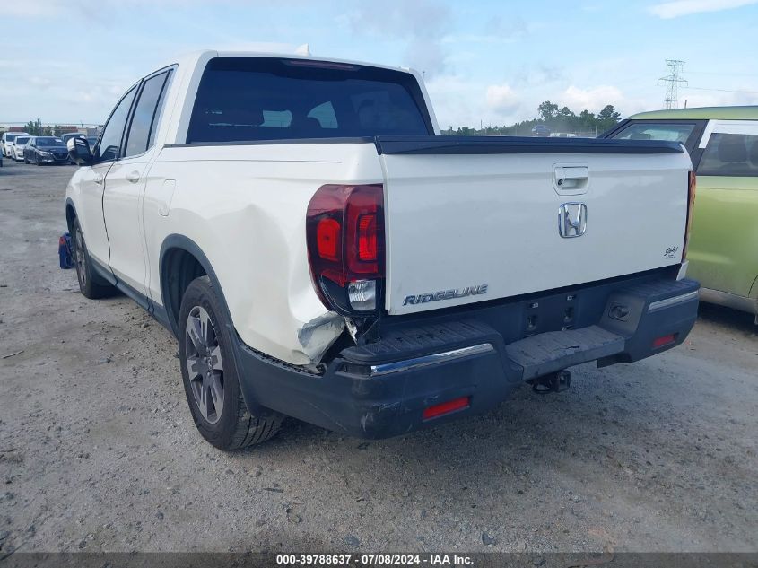 2018 Honda Ridgeline Rtl-T VIN: 5FPYK2F68JB001539 Lot: 39788637