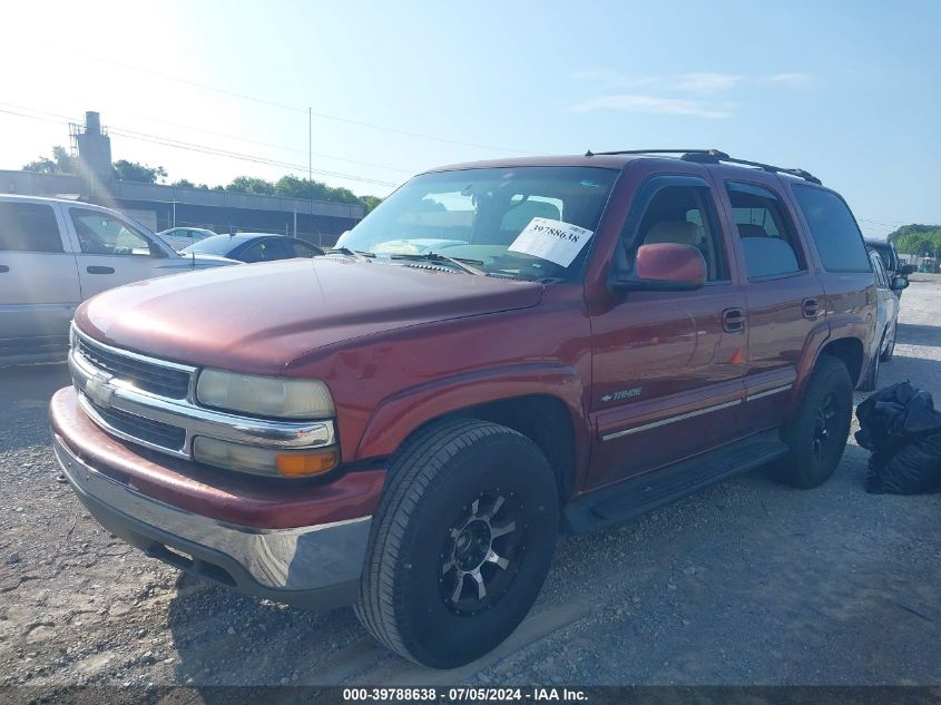 2002 Chevrolet Tahoe Lt VIN: 1GNEC13Z92R200118 Lot: 39788638