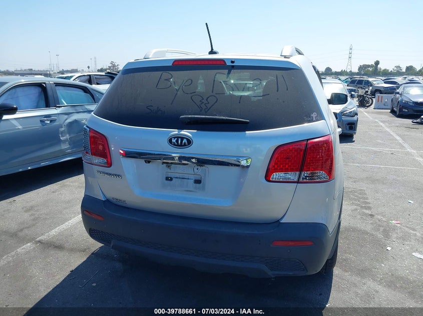 2011 Kia Sorento Lx VIN: 5XYKT4A10BG080170 Lot: 39788661