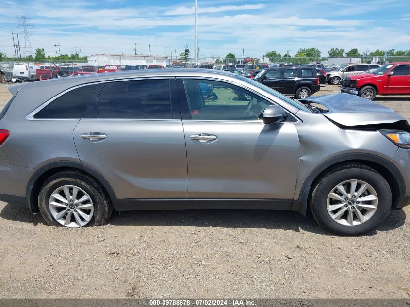 2019 Kia Sorento 2.4L Lx VIN: 5XYPG4A36KG556885 Lot: 39788678