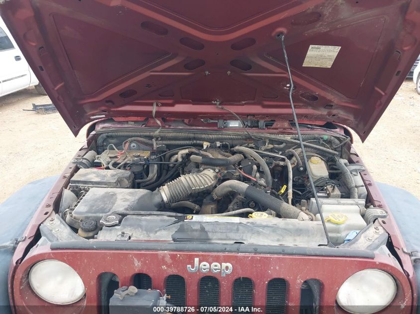 2007 Jeep Wrangler X VIN: 1J4FA24187L202819 Lot: 39788726