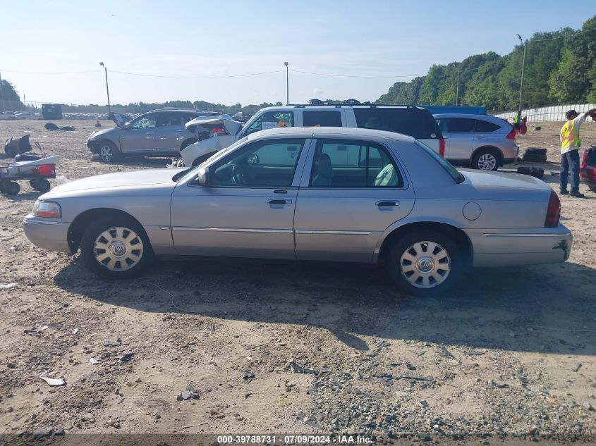 2005 Mercury Grand Marquis Ls VIN: 2MEFM75W85X647256 Lot: 39788731