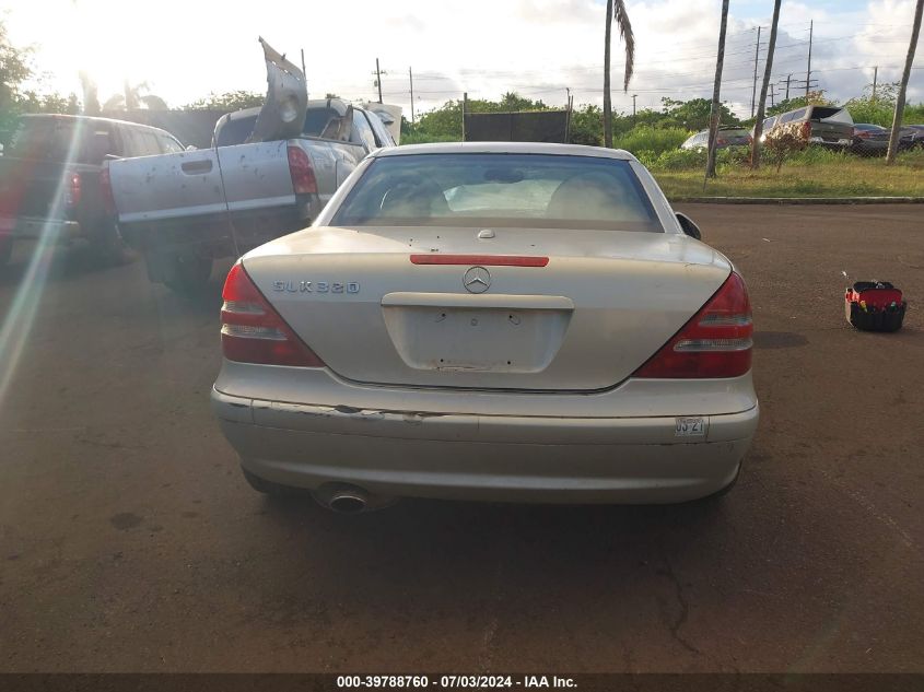 2003 Mercedes-Benz Slk 320 VIN: WDBKK65F13F284466 Lot: 39788760