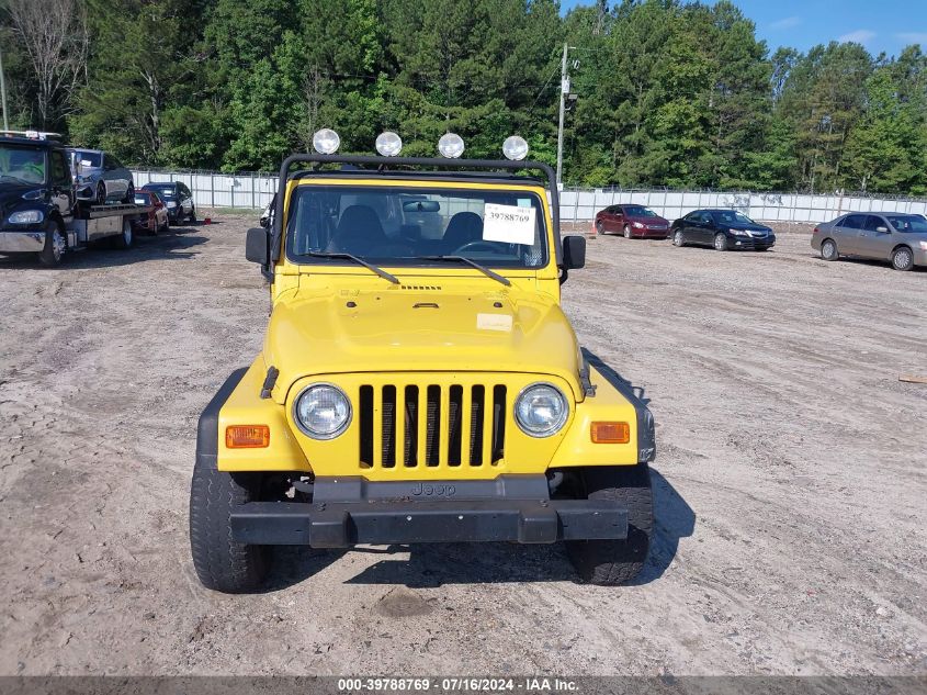 2002 Jeep Wrangler Se VIN: 1J4FA29PX2P716508 Lot: 39788769