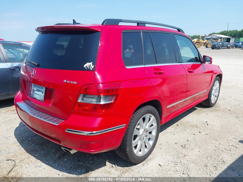 2011 Mercedes-Benz Glk 350 4Matic VIN: WDCGG8HB3BF581552 Lot: 39788782